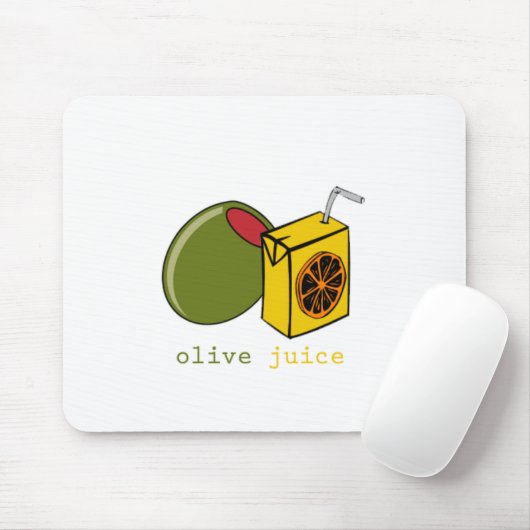 Tapis De Souris Jus olive (Avec souris)