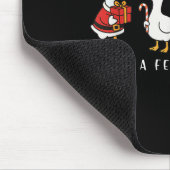 Tapis De Souris Just A Festive Goose Funny Santa Goose Silly Merry (Coin)