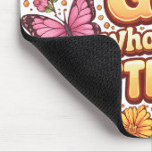 Tapis De Souris Just a Girl Who Loves Butterflies – Cute Floral  (Coin)