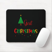 Tapis De Souris Just A Girl Who Loves Christmas, Women, Girls, Kid (Avec souris)