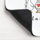 Tapis De Souris Just A Love Goose Cute Valentines Geese Heart Cud  (Coin)
