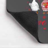 Tapis De Souris Just A Love Goose Funny Valentine Cute Goose For W (Coin)