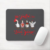 Tapis De Souris Just A Love Goose Funny Valentine Cute Goose For W (Avec souris)