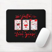 Tapis De Souris Just A Love Goose Funny Valentine Cute Goose For W (Avec souris)