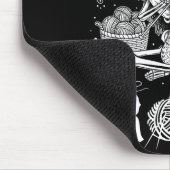 Tapis De Souris Just One More Row Crochet Skeleton Crocheting Knit (Coin)