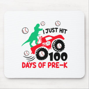 Tapis De Souris Juste 100 Jours De Pré-maternelle Joyeux 100ème Jo