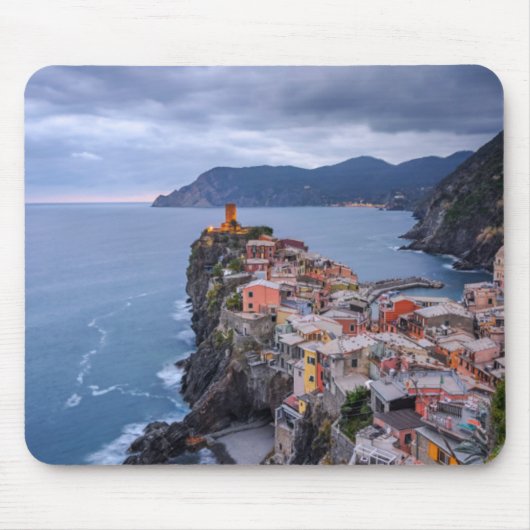 Tapis De Souris Juste après le coucher du soleil | Vernazza, (Devant)