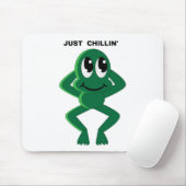 TAPIS DE SOURIS JUSTE CHILLIN' (Avec souris)