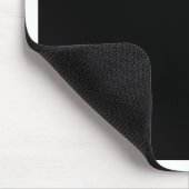 Tapis De Souris Juste code hexadécimal noir 000000 (Coin)
