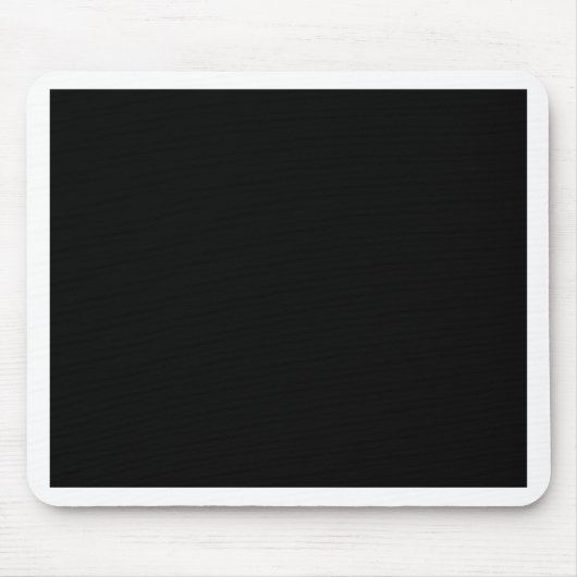 Tapis De Souris Juste code hexadécimal noir 000000 (Devant)
