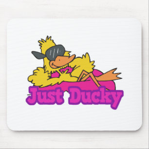 Tapis De Souris Juste Duckie Duck sur Radeau