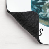 Tapis De Souris Juste En Visitant Cette Planète (Coin)