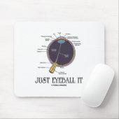 Tapis De Souris Juste Eyeball It (Eye Anatomy Approximation Dit) (Avec souris)