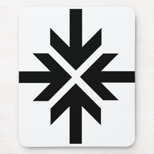 Tapis De Souris Juste ici (Devant)