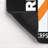 Tapis De Souris Juste soigner RSD CRPS Sensibilisation Ruban blanc (Coin)