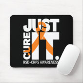 Tapis De Souris Juste soigner RSD CRPS Sensibilisation Ruban blanc (Avec souris)