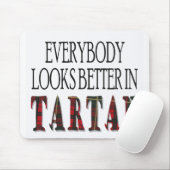 Tapis De Souris juste tartan (Avec souris)