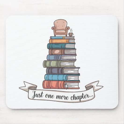 Tapis De Souris Juste un chapitre de plus - Conception de livre co (Devant)