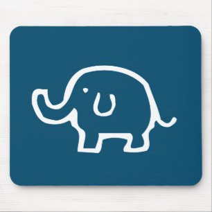 Tapis De Souris Juste un éléphant blanc