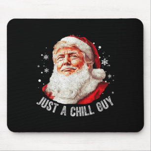 Tapis De Souris Juste un enfant Noël drôle Père Noël Trump Noël