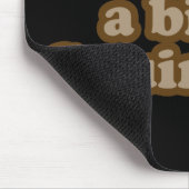 Tapis De Souris Juste un peu inquiète (Coin)