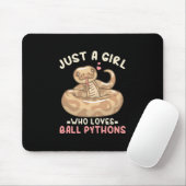 Tapis De Souris Juste Une Fille Qui Aime Ball Python (Avec souris)