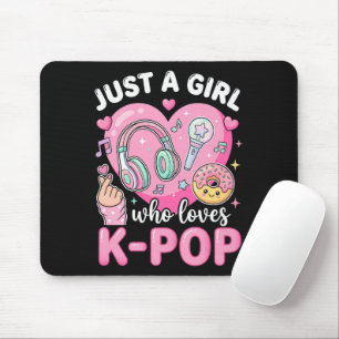 Tapis De Souris Juste une fille qui aime la K-Pop