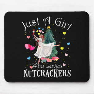Tapis De Souris Juste Une Fille Qui Aime Les Casse-Noisettes Funny