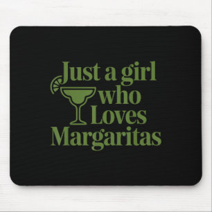 Tapis De Souris Juste Une Fille Qui Aime Les Margaritas Drôle De V