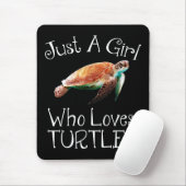 Tapis De Souris Juste Une Fille Qui Aime Les Tortues (Avec souris)