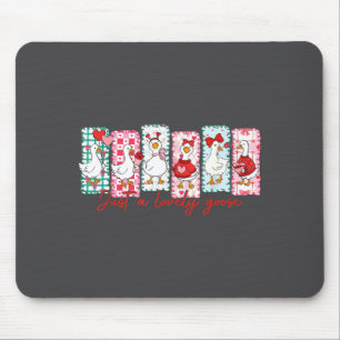 Tapis De Souris Juste une oie adorable mignonne nk oie idiote Sain