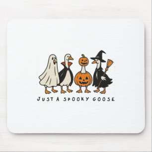 Tapis De Souris Juste Une Oie Éffrayante Halloween Silencieuse Oie