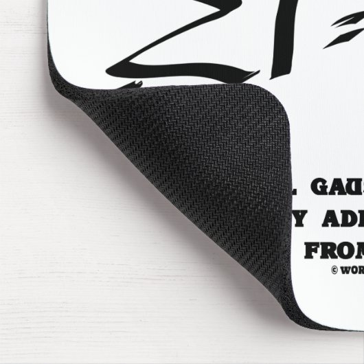 Tapis De Souris Juste Une Synthèse Math Equation Carl Gauss Formul (Coin)