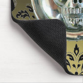 Tapis De Souris JUTEAU DE CHROME, Damas, Âge gris (Coin)