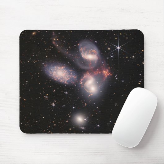 Tapis De Souris JWST James Webb Télescope spatial Quintet de Steph (Avec souris)