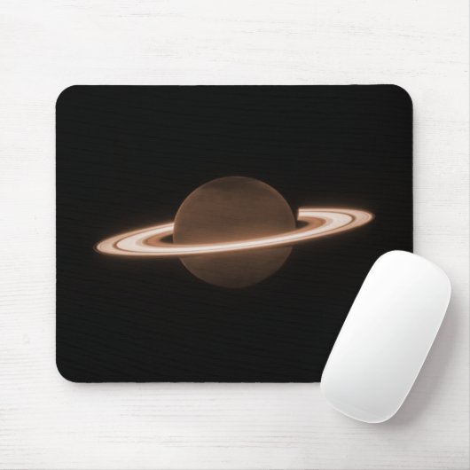 Tapis De Souris JWST James Webb télescope spatial Saturn Infraroug (Avec souris)