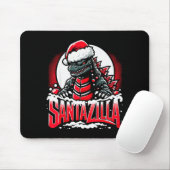 Tapis De Souris Kaiju Christmas Santazilla Japanese Monster Dinosa (Avec souris)