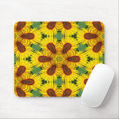 Tapis De Souris Kaleidoscope Art 22 Mousepad (Avec souris)