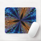 tapis de souris kaléidoscope corail. (Avec souris)