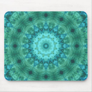 Tapis De Souris Kaléidoscope de médaillon d'océan