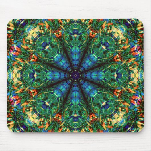 Tapis De Souris Kaleidoscope des couleurs (Devant)