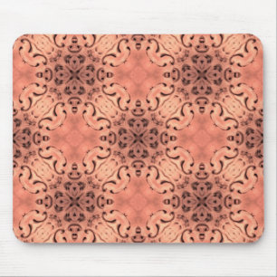 Tapis De Souris Kaléidoscope élégant de pêche