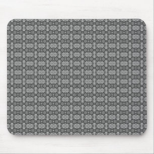 Tapis De Souris Kaléidoscope gris