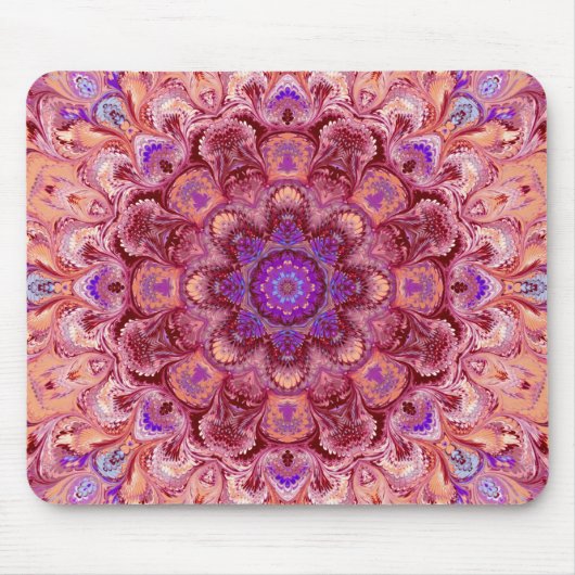 Tapis De Souris Kaléidoscope Mousepad de mandala (Devant)