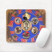 Tapis De Souris Kaléidoscope Mousepad d'Obama (Avec souris)