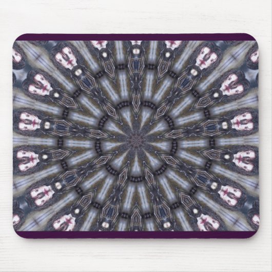 TAPIS DE SOURIS KALEIDOSCOPE PSYCHÉDÉLIQUE /MÉMOIRES MYSTIQUES (Devant)