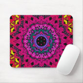 Tapis De Souris Kaleidoscope Psychédélique.Mousepad (Avec souris)