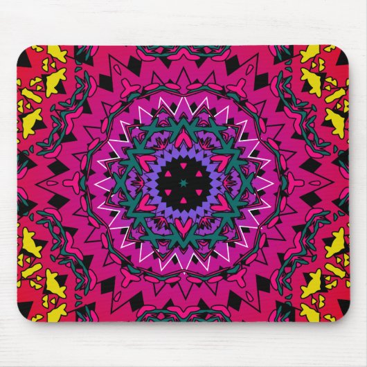 Tapis De Souris Kaleidoscope Psychédélique.Mousepad (Devant)
