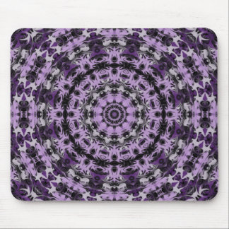 Tapis De Souris Kaléidoscope rêveur pourpre