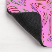 Tapis De Souris Kaleidoscope rose (Coin)